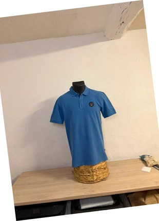Polo Napapijri Geographic bleu – logo brodé – col logoté – taille S, brand: Napapijri, condition: New without tags, size: S, €18.99, €20.64 includes Buyer Protection