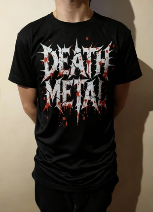 Death metal logo splat blood Men's black t-shirt, marque: deametbk, état: Très bon état, taille: L, 12,00 €, 13,30 € Protection acheteurs (Pro) incluse