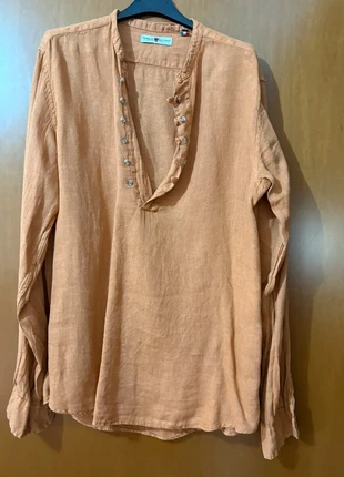 Camicia uomo Paolo di Matteo ocra tg M, marque: Paolo di Matteo, état: Très bon état, taille: M, 10,00 €, 11,20 € Protection acheteurs incluse