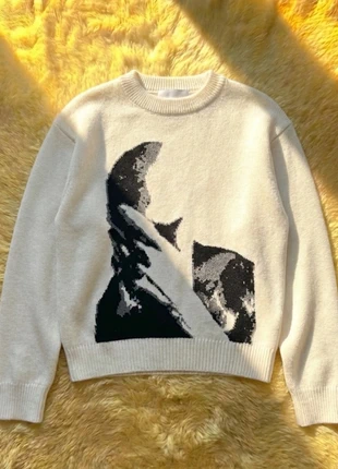 pull blanc y2k imprimé, brand: y2k, condition: Very good, size: S, €40.00, €42.70 includes Buyer Protection