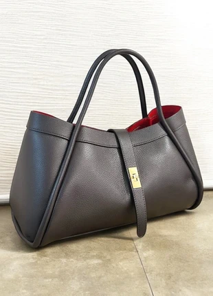 Borsa in vera pelle italiana – modello shopper strutturato con interno rosso, marque: Vera Pelle, état: Neuf avec étiquette, 94,90 €, 100,35 € Protection acheteurs incluse