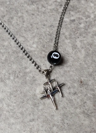 Collier y2k argenté ⭐, marque: y2k, état: Neuf sans étiquette, 6,00 €, 7,00 € Protection acheteurs incluse