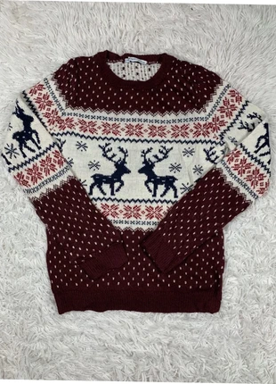 Pull de Noel / Christmas Sweater Vintage Taille : S(13-14 ans) Équivalent XS /0925-093, brand: Vintage Dressing, condizioni: Ottime, taglia: XS / IT 38 / EU 34, €12.00, €13.30 include la Protezione acquisti Pro