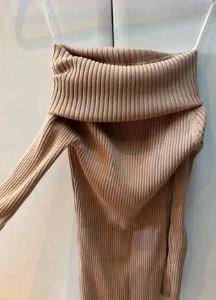 Knitter cream dress with the split off shoulder yk2, brand: Parallel lines, condition: New without tags, size: S / UK 8-10, £10.00, £11.20 includes Buyer Protection