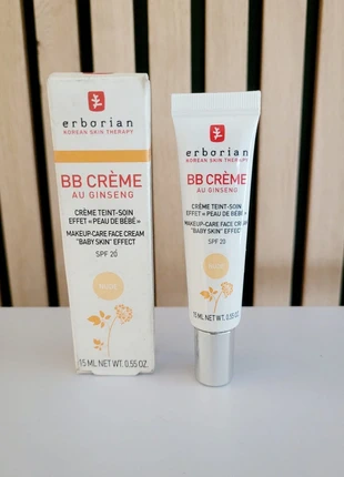 🌼 Erborian bb crème au ginseng teinte nude, marque: Erborian, état: Neuf avec étiquette, 14,00 €, 15,40 € Protection acheteurs incluse
