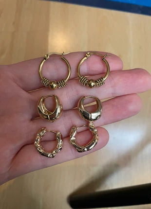 Lot de trois paires de boucles d’oreilles, brand: Vintage Love, condition: Very good, €13.00, €14.35 includes Buyer Protection