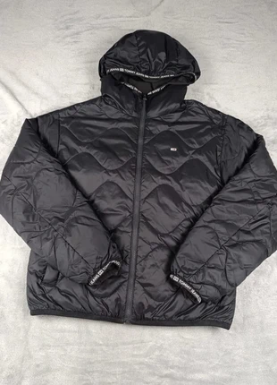 Doudoune noire Tommy Jeans capuche logo brodé unisexe S vintage streetwear hiver, marca: Tommy Hilfiger, estado: Bom, tamanho: S / 36 / 8, €32.00, €34.30 inclui Proteção do Comprador Pro