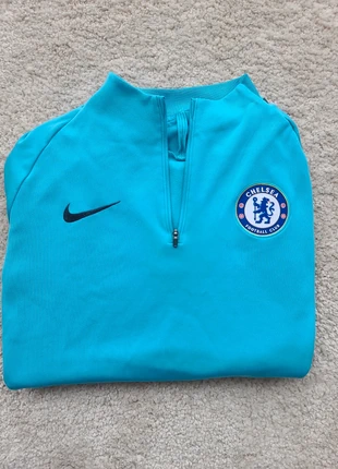 Haut survetement Nike Chelsea 2020/2021 Authentique Bleu taille M logo brodé, merk: Nike, staat: Heel goed, maat: M, € 20,00, € 21,70 inclusief Kopersbescherming