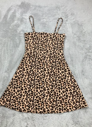 Robe courbe bretelle H&M Divided taille 36 léopard femme women, brand: H&M, condition: Very good, size: S / 36 / 8, €5.90, €6.90 includes Buyer Protection