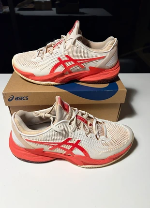Asics ff3 Novak, merk: Asics, staat: Heel goed, maat: 42.5, € 90,00, € 95,20 inclusief Kopersbescherming