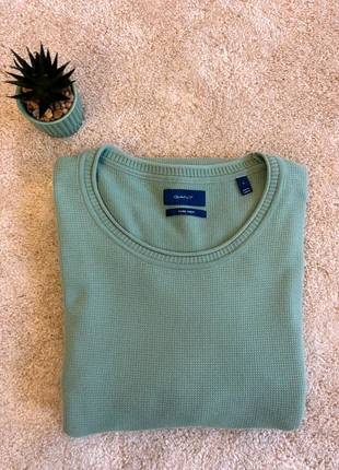 Gant lichtgroene trui maat L – uitstekende staat, merk: GANT, staat: Nieuw zonder prijskaartje, maat: L, € 25,00, € 26,95 inclusief Kopersbescherming