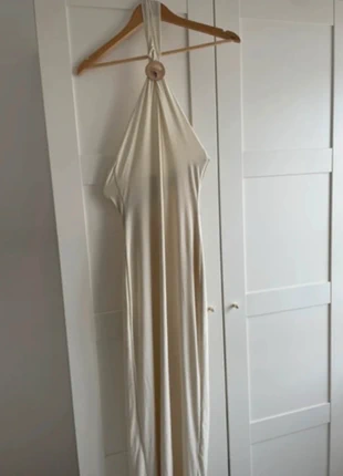 Robe Longue crème, marca: PrettyLittleThing, estado: Nuevo sin etiquetas, tamaño: XS / 34 / 6, 15,00 €, 16,45 € Protección al comprador incluida