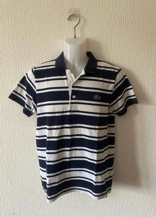 Polo Lacoste Homme Blanc et bleu – Taille S – Authentique & Chic 🐊, merk: Lacoste, staat: Heel goed, maat: S, € 12,00, € 13,30 inclusief Kopersbescherming Pro