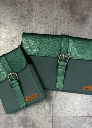 Lot de pochette Cabaia 1 grande 1 petite Leon, marque: Cabaïa, état: Neuf sans étiquette, 15,00 €, 16,45 € Protection acheteurs (Pro) incluse