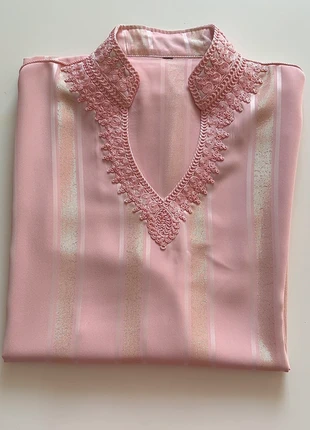 Caftan rose clair kaftan rayé kaftan, marca: Orientale, estado: Novo sem etiquetas, tamanho: Outro, €39.00, €41.65 inclui Proteção do Comprador