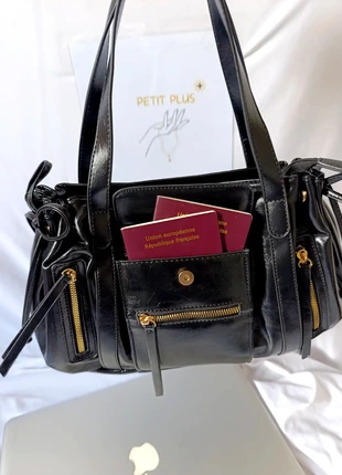 Sac à main similicuir noir shoulder bag Y2K tendance chic et élégant, marque: Tendance, état: Très bon état, 34,00 €, 36,40 € Protection acheteurs (Pro) incluse