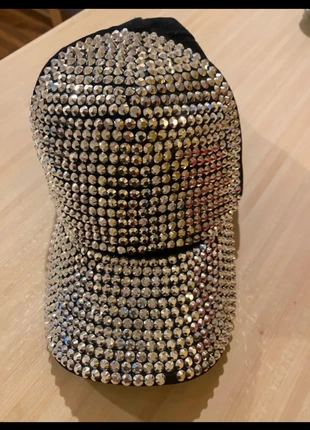 Rhinestone cap, brand: no brand, condition: Good, size: M, £2.00, £2.80 includes Buyer Protection