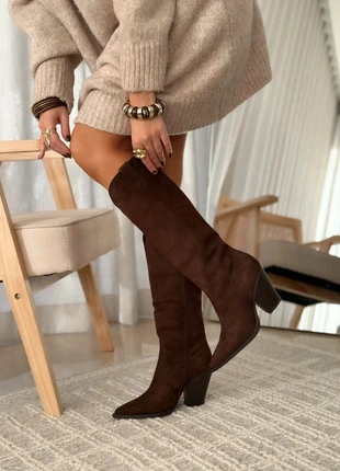 Bottes chocolat – cuir véritable – pépite absolue - dispo du 36 au 41, brand: Boutique Italiana, condition: New with tags, size: 38, €69.00, €73.15 includes Buyer Protection