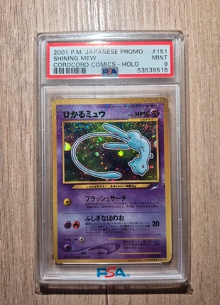 Pokémon shining corocoro mew holo japanese promo mint psa 9, merk: Pokémon, staat: Heel goed, € 1 875,00, € 1 912,50 inclusief Kopersbescherming