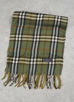 Echarpe Burberry kaki en laine homme/femme logo brodé, marke: Burberry, zustand: Sehr gut, 32,00 €, 34,30 € beinhaltet Vinted-Käuferschutz Pro