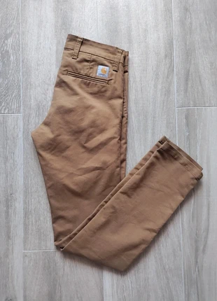 Pantalón Carhartt WIP Sid Pant marrón W28 L32, marca: Carhartt WIP, estado: Muito bom, tamanho: S / 36 / 8, €25.00, €26.95 inclui Proteção do Comprador