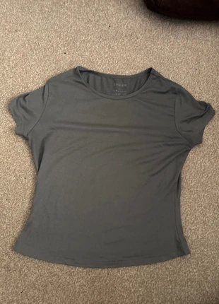 grey fitted babytee, brand: Shein, condition: Very good, size: S / 8, £1.00, £1.75 includes Buyer Protection