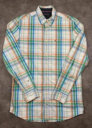 Chemise Tommy Hilfiger manche longue | Taille S | Couleur Multicolore, marca: Tommy Hilfiger, estado: Muito bom, tamanho: S, €11.00, €12.25 inclui Proteção do Comprador Pro