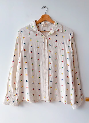 Chemise crème brodée Taille 36 S, brand: Season, condition: New with tags, size: S / 36 / 8, €29.00, €31.15 includes Buyer Protection