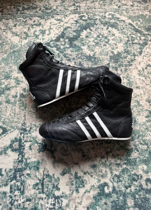 Adidas PRAJNA hautes lutte en cuir à lacets, boxing boots Chen Tao y2k 40.2/3 black white cream grey, brand: adidas, condition: Very good, size: 40.5, €79.00, €83.65 includes Buyer Protection Pro