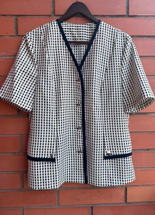 Blusa camisera estampada vichy, brand: Vintage Dressing, condizioni: Ottime, taglia: XL / IT 46 / EU 42, €17.00, €18.55 include la Protezione acquisti