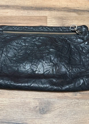 Pochette / Sacoche / Sac / Noir / Cuir / Artisanal, marque: Fait Main, état: Très bon état, 40,00 €, 42,70 € Protection acheteurs (Pro) incluse