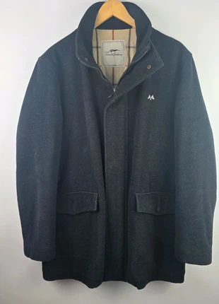 Vintage Thomas Burberry Wool Coat – Classic Check Lining, Black Overcoat, marque: Thomas Burberry, état: Très bon état, taille: L, 50,00 €, 53,20 € Protection acheteurs incluse