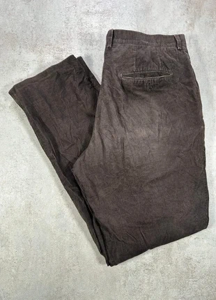 Pantalon Vintage En Velours Côtelé / Corduroy Massimo Dutti brun gris rayé taille 38, marke: Vintage Dressing, zustand: Sehr gut, größe: W38 | DE 54, 13,00 €, 14,35 € beinhaltet Vinted-Käuferschutz Pro