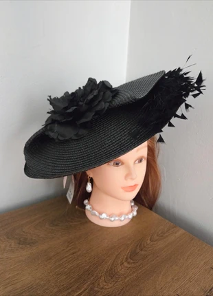 🤍Elegant Black Fascinator 35cm, brand: Wedding, condition: New with tags, size: One size, £13.99, £15.39 includes Buyer Protection