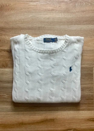 Pull Ralph Lauren knitwear blanc taille M, marke: Ralph Lauren, zustand: Sehr gut, größe: M / 38 / 10, 42,00 €, 44,80 € beinhaltet Vinted-Käuferschutz Pro