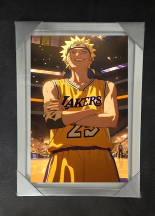 Tableau Naruto x Lakers, marque: Los Angeles Lakers, état: Neuf, 15,00 €, 16,45 € Protection acheteurs incluse