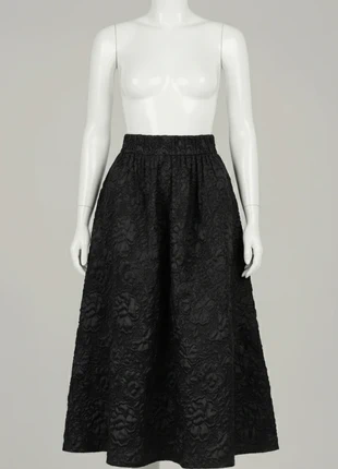 Jupe longue noire unie, avec des motifs floraux, marque: Vintage Dressing, état: Très bon état, taille: M / 38 / 10, 36,95 €, 39,50 € Protection acheteurs incluse