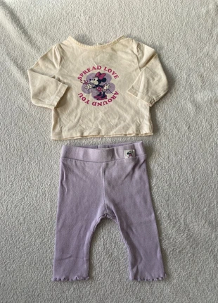 Ensemble bébé fille 1 mois Minnie & Friends – haut crème + legging lilas 💜 Disney adorable, marque: Disney, état: Très bon état, taille: 1-3 mois / 56 cm, 6,00 €, 7,00 € Protection acheteurs incluse