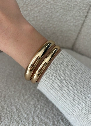 Lot de 2 joncs dorés, brand: Tendance, condizioni: Nuovo senza cartellino, €6.50, €7.53 include la Protezione acquisti Pro