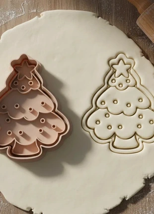 Emporte piece moule Christmas Tree Cookie Cutter10, marke: sans marque, zustand: Sehr gut, 3,00 €, 3,85 € beinhaltet Vinted-Käuferschutz Pro