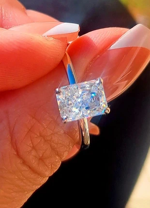 Bague femme en argent Taille 54 - 925 sterling silver ring size 7, estado: Novo sem etiquetas, tamanho: 17,3 mm Ø / 14,5, €45.00, €47.95 inclui Proteção do Comprador