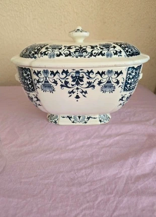 Soupière legumier carré gien vaisselle vintage, marca: Gien, estado: Bueno, 150,00 €, 158,20 € Protección al comprador incluida