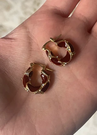 Orecchini bordeaux, brand: Vintage Dressing, condizioni: Ottime, €14.99, €16.44 include la Protezione acquisti