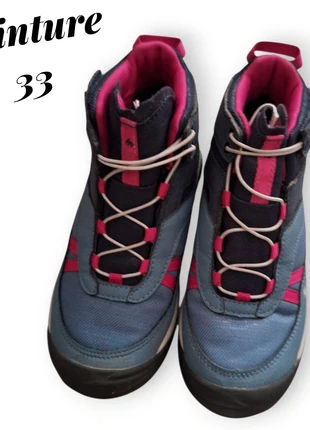 Chaussures de randonnée imperméables crossrock MID, marke: Quechua, zustand: Sehr gut, größe: 33, 21,90 €, 23,70 € inklusive Vinted-Käuferschutz