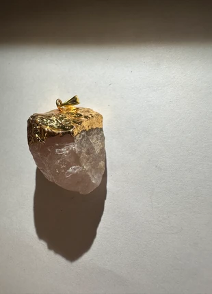 Pendentif en quartz rose du Brésil - Pierre naturelle, brand: Handmade, condition: Very good, €6.50, €7.53 includes Buyer Protection Pro