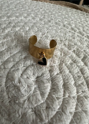 Bague acier inoxydable petit cœur noir, condizioni: Nuovo senza cartellino, taglia: Regolabile, €1.99, €2.79 include la Protezione acquisti