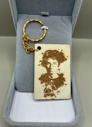 Porte-clés Harry Potter Gravure laser sur bois, marca: La boutique d’Elolo, estado: Muy bueno, 7,00 €, 8,05 € Protección al comprador Pro incluida