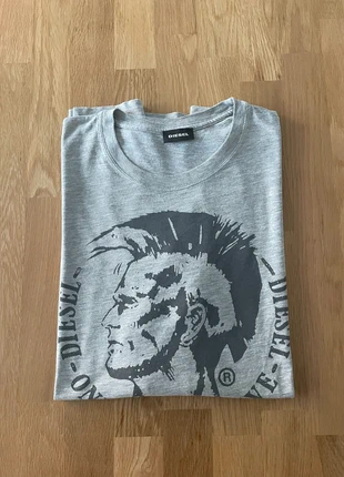 T-shirt manches longues Diesel homme – Gris – Taille L – État impeccable, marca: Diesel, estado: Muito bom, tamanho: L, €12.90, €14.25 inclui Proteção do Comprador