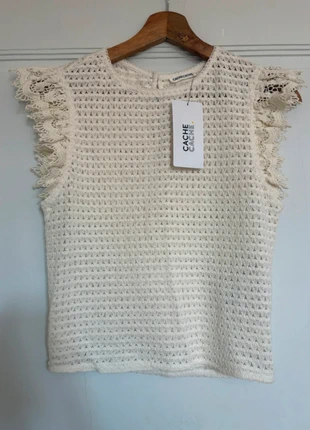 Top en crochet Cache Cache T34, marke: Cache Cache, zustand: Neu, mit Etikett, größe: XS / 34 / 6, 10,00 €, 11,20 € inklusive Vinted-Käuferschutz
