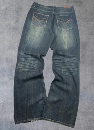 Jean Coupe Wide Leg Large Style Hip-hop Broderie Streetwear Size-36us (46eu), brand: JNCO, condition: Very good, size: W36, €39.90, €42.60 includes Buyer Protection